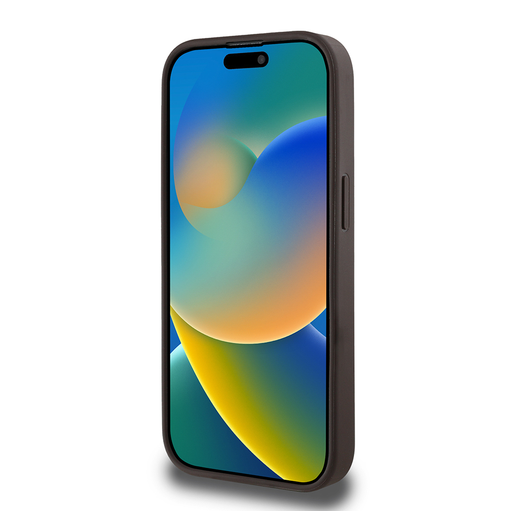 Apple iPhone 14 Pro Max Uyumlu Kılıf Guess Orjinal Lisanslı Magsafe Şarj Özellikli Yazı Logolu Circle Classic Kapak - 11