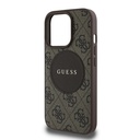 Apple iPhone 14 Pro Max Uyumlu Kılıf Guess Orjinal Lisanslı Magsafe Şarj Özellikli Yazı Logolu Circle Classic Kapak - 12