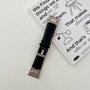 Apple Watch 7 45mm Uyumlu Zore KRD-114 Metal Başlıklı Silikon Kordon - 1