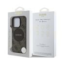 Apple iPhone 14 Pro Max Uyumlu Kılıf Guess Orjinal Lisanslı Magsafe Şarj Özellikli Yazı Logolu Circle Classic Kapak - 14