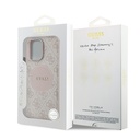 Apple iPhone 14 Pro Max Uyumlu Kılıf Guess Orjinal Lisanslı M-safe Şarj Özellikli Yazı Logolu Circle Classic Kapak - 21