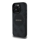 Apple iPhone 15 Pro Max Uyumlu Kılıf Guess Orjinal Lisanslı Magsafe Şarj Özellikli Yazı Logolu Circle Classic Kapak - 2