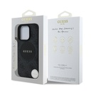 Apple iPhone 15 Pro Max Uyumlu Kılıf Guess Orjinal Lisanslı Magsafe Şarj Özellikli Yazı Logolu Circle Classic Kapak - 7