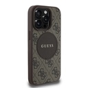 Apple iPhone 15 Pro Max Uyumlu Kılıf Guess Orjinal Lisanslı Magsafe Şarj Özellikli Yazı Logolu Circle Classic Kapak - 10