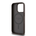 Apple iPhone 15 Pro Max Uyumlu Kılıf Guess Orjinal Lisanslı Magsafe Şarj Özellikli Yazı Logolu Circle Classic Kapak - 13