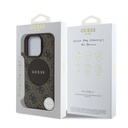 Apple iPhone 15 Pro Max Uyumlu Kılıf Guess Orjinal Lisanslı Magsafe Şarj Özellikli Yazı Logolu Circle Classic Kapak - 14