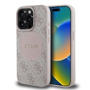 Apple iPhone 15 Pro Max Uyumlu Kılıf Guess Orjinal Lisanslı Magsafe Şarj Özellikli Yazı Logolu Circle Classic Kapak - 15