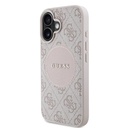 Apple iPhone 16 Uyumlu Kılıf Guess Orjinal Lisanslı Magsafe Şarj Özellikli Yazı Logolu Circle Classic Kapak - 2