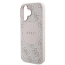 Apple iPhone 16 Uyumlu Kılıf Guess Orjinal Lisanslı Magsafe Şarj Özellikli Yazı Logolu Circle Classic Kapak - 5