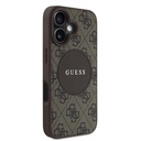 Apple iPhone 16 Uyumlu Kılıf Guess Orjinal Lisanslı Magsafe Şarj Özellikli Yazı Logolu Circle Classic Kapak - 10