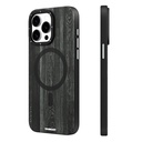 Apple iPhone 14 Pro Uyumlu Kılıf Magsafe Şarj Özellikli Sararmaya Dayanıklı Youngkit Wood Forest Serisi Kapak - 4