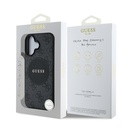 Apple iPhone 16 Uyumlu Kılıf Guess Orjinal Lisanslı Magsafe Şarj Özellikli Yazı Logolu Circle Classic Kapak - 21