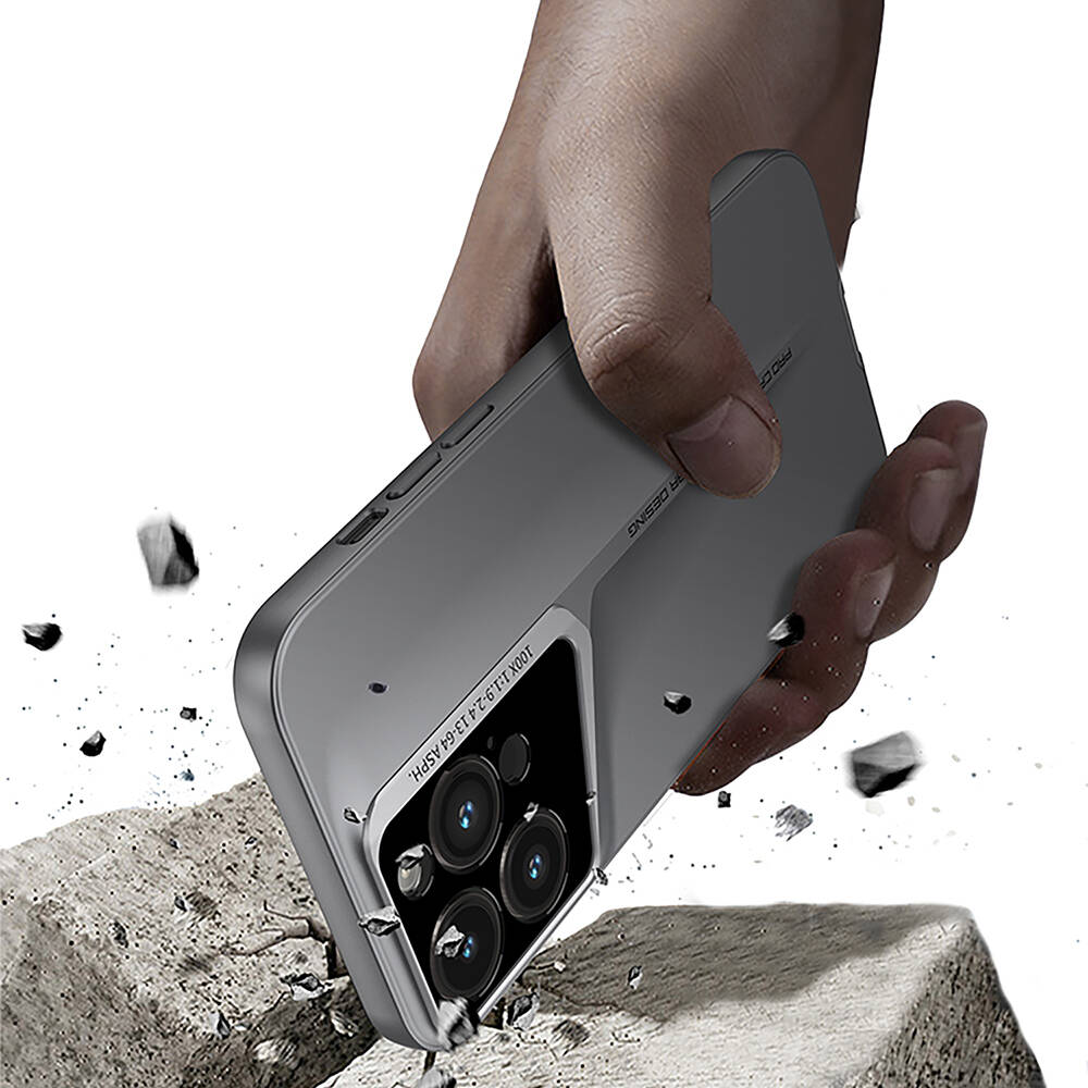 Apple iPhone 14 Pro Max Uyumlu Kılıf Ultra İnce Kameralı Korumalı Sert Rubber Zore Procase Kapak - 3