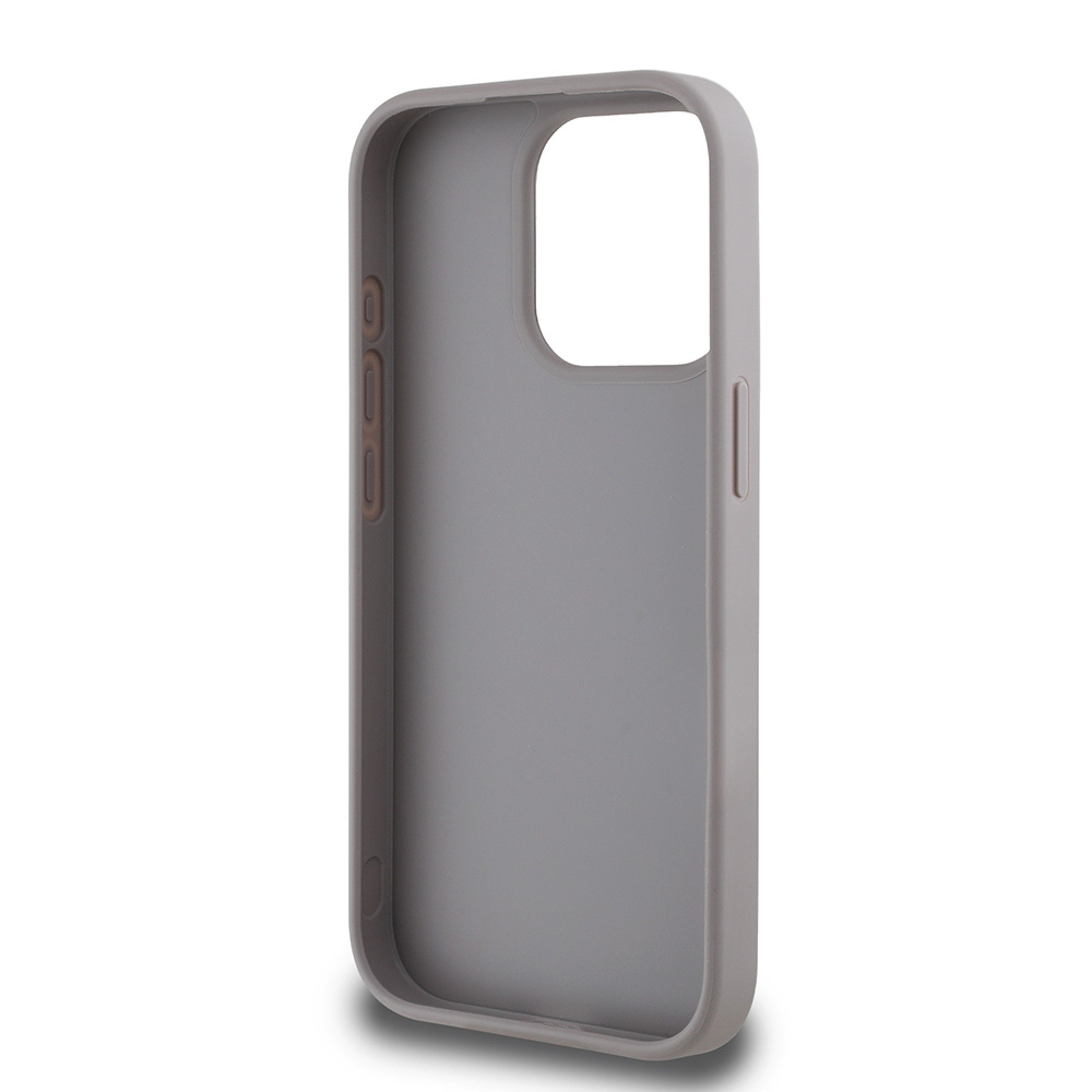 Apple iPhone 15 Pro Max Uyumlu Kılıf Guess Orjinal Lisanslı Gül Baskılı Büyük Metal Logo Dizaynlı Kapak - 6