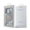 Apple iPhone 15 Pro Max Uyumlu Kılıf Guess Orjinal Lisanslı Gül Baskılı Büyük Metal Logo Dizaynlı Kapak - 7