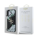 Apple iPhone 16 Uyumlu Kılıf Guess Orjinal Lisanslı Gül Baskılı Büyük Metal Logo Dizaynlı Kapak - 7