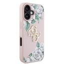 Apple iPhone 16 Uyumlu Kılıf Guess Orjinal Lisanslı Gül Baskılı Büyük Metal Logo Dizaynlı Kapak - 10