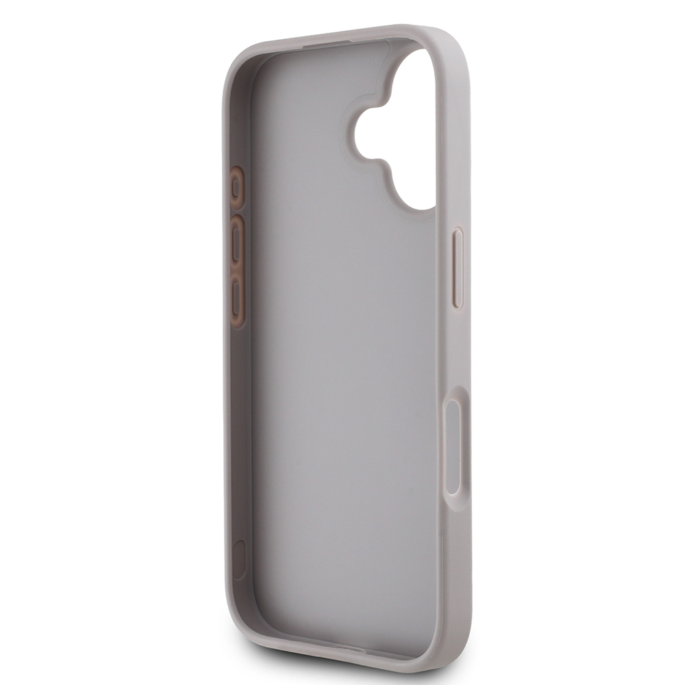 Apple iPhone 16 Uyumlu Kılıf Guess Orjinal Lisanslı Gül Baskılı Büyük Metal Logo Dizaynlı Kapak - 20
