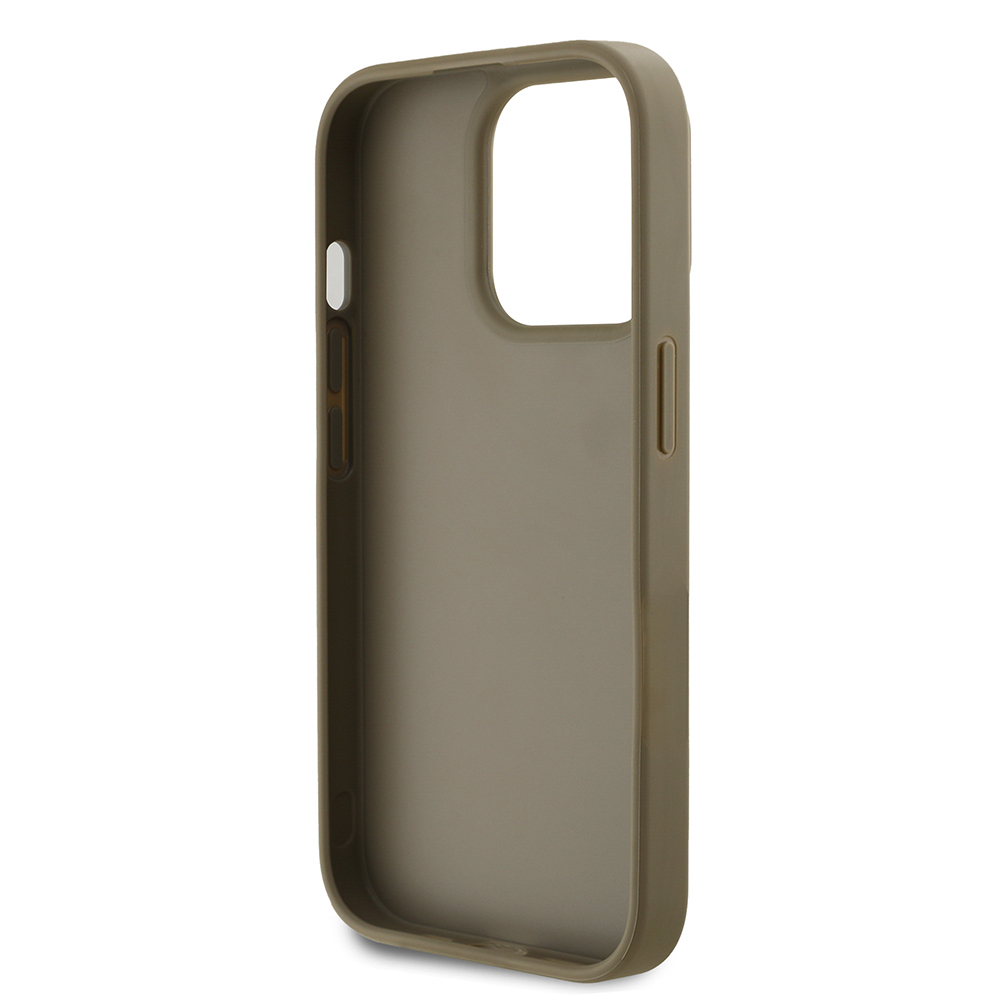 Apple iPhone 14 Pro Max Uyumlu Kılıf DKNY Orjinal Lisanslı Taşlı DKNY Yazılı Metalik Rhinestones PU Deri Kapak - 6