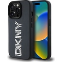 Apple iPhone 14 Pro Max Uyumlu Kılıf DKNY Orjinal Lisanslı Taşlı DKNY Yazılı Metalik Rhinestones PU Deri Kapak