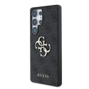 Samsung Galaxy S25 Ultra Uyumlu Kılıf Guess Orjinal Lisanslı PU Deri 4G Desenli Metal Büyük 4G ve Yazı Logolu Kapak - 2