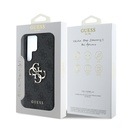 Samsung Galaxy S25 Ultra Uyumlu Kılıf Guess Orjinal Lisanslı PU Deri 4G Desenli Metal Büyük 4G ve Yazı Logolu Kapak - 7
