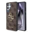 Samsung Galaxy S25 Ultra Uyumlu Kılıf Guess Orjinal Lisanslı PU Deri 4G Desenli Metal Büyük 4G ve Yazı Logolu Kapak - 8