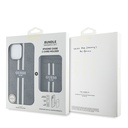 Apple iPhone 14 Pro Max Uyumlu Kılıf Guess Orjinal Lisanslı Magsafe Şarj Özellikli 4G Desenli Çizgili Kartlıklı Kapak - 10