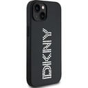 Apple iPhone 14 Uyumlu Kılıf DKNY Orjinal Lisanslı Taşlı DKNY Yazılı Metalik Rhinestones PU Deri Kapak