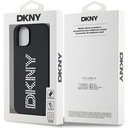 Apple iPhone 14 Uyumlu Kılıf DKNY Orjinal Lisanslı Taşlı DKNY Yazılı Metalik Rhinestones PU Deri Kapak