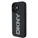 Apple iPhone 16 Uyumlu Kılıf DKNY Orjinal Lisanslı Taşlı DKNY Yazılı Metalik Rhinestones PU Deri Kapak - 9