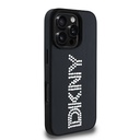 Apple iPhone 16 Pro Max Uyumlu Kılıf DKNY Orjinal Lisanslı Taşlı DKNY Yazılı Metalik Rhinestones PU Deri Kapak - 10