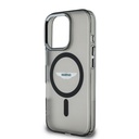 Apple iPhone 16 Pro Max Uyumlu Kılıf Aston Martin Orjinal Lisanslı Magsafe Şarj Özellikli IML Baskı Logolu Buzlu Kapak - 5