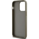 Apple iPhone 14 Pro Max Uyumlu Kılıf DKNY Orjinal Lisanslı Magsafe Şarj Özellikli 3D Yazılı Grid Pattern Kapak