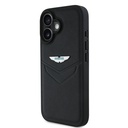 Apple iPhone 16 Uyumlu Kılıf Aston Martin Orjinal Lisanslı Victory Dizayn PU Deri Metal Logolu Kapak - 1