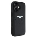 Apple iPhone 16 Uyumlu Kılıf Aston Martin Orjinal Lisanslı Victory Dizayn PU Deri Metal Logolu Kapak - 2