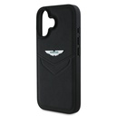 Apple iPhone 16 Uyumlu Kılıf Aston Martin Orjinal Lisanslı Victory Dizayn PU Deri Metal Logolu Kapak - 4