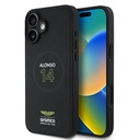 Apple iPhone 16 Plus Uyumlu Kılıf Aston Martin Orjinal Lisanslı Magsafe Şarj Özellikli PU Deri Alonso 14 Baskılı Kapak - 6