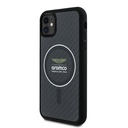 Apple iPhone 11 Uyumlu Kılıf Aston Martin Orjinal Lisanslı Magsafe Şarj Özellikli Renkli Halka ve Karbon Fiber Tasarımlı Kapak - 1