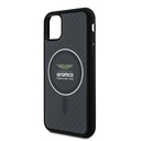 Apple iPhone 11 Uyumlu Kılıf Aston Martin Orjinal Lisanslı Magsafe Şarj Özellikli Renkli Halka ve Karbon Fiber Tasarımlı Kapak - 4