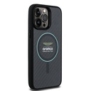 Apple iPhone 14 Pro Max Uyumlu Kılıf Aston Martin Orjinal Lisanslı Magsafe Şarj Özellikli Renkli Halka ve Karbon Fiber Tasarımlı Kapak - 2