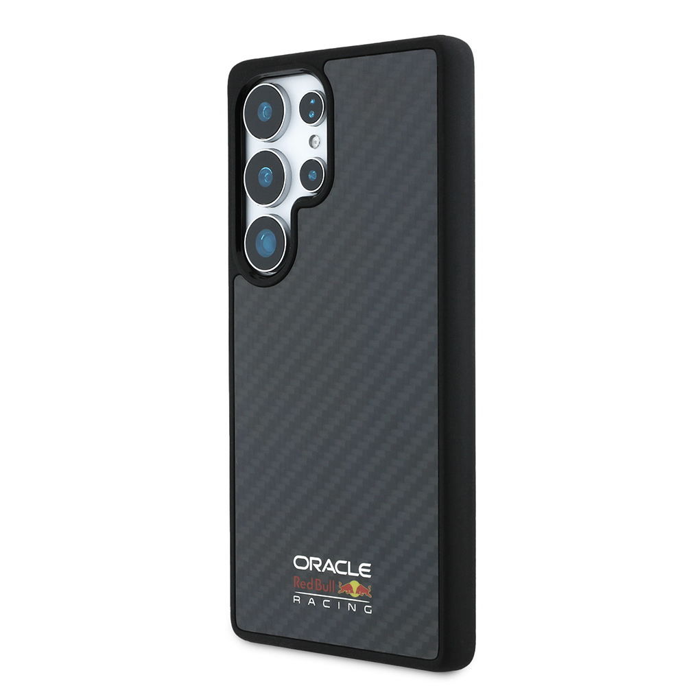 Samsung Galaxy S25 Ultra Uyumlu Kılıf Redbull Orjinal Lisanslı Magsafe Şarj Özellikli Karbon Fiber Tasarımlı Parlayan Logolu Kapak - 2