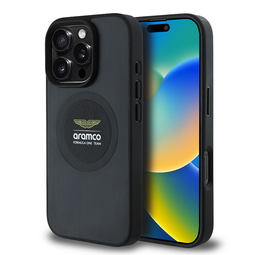 Apple iPhone 16 Pro Uyumlu Kılıf Aston Martin Orjinal Lisanslı Magsafe Şarj Özellikli Aluminyum Arka Yüzeyli Formula One Team Baskılı Kapak - 6