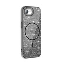 Apple iPhone 16E Uyumlu Kılıf Magsafe Şarj Özellikli Parlayan Simli Zore Okso Kapak - 8