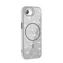 Apple iPhone 16E Uyumlu Kılıf Magsafe Şarj Özellikli Parlayan Simli Zore Okso Kapak - 9