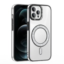 Apple iPhone 12 Pro Uyumlu Kılıf Pırlanta Taş Tasarımlı Magsafe Şarj Özellikli Zore Karetta Silikon Kapak - 3