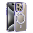 Apple iPhone 15 Pro Max Uyumlu Kılıf Pırlanta Taş Tasarımlı Magsafe Şarj Özellikli Zore Karetta Silikon Kapak - 1