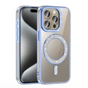 Apple iPhone 15 Pro Max Uyumlu Kılıf Pırlanta Taş Tasarımlı Magsafe Şarj Özellikli Zore Karetta Silikon Kapak - 3