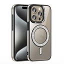 Apple iPhone 15 Pro Max Uyumlu Kılıf Pırlanta Taş Tasarımlı Magsafe Şarj Özellikli Zore Karetta Silikon Kapak - 5