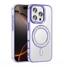 Apple iPhone 16 Pro Uyumlu Kılıf Pırlanta Taş Tasarımlı Magsafe Şarj Özellikli Zore Karetta Silikon Kapak - 7